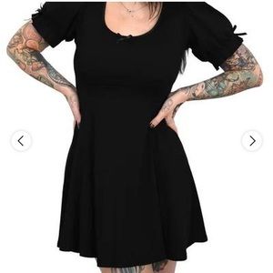 Foxblood ribbed baby doll dress 3x